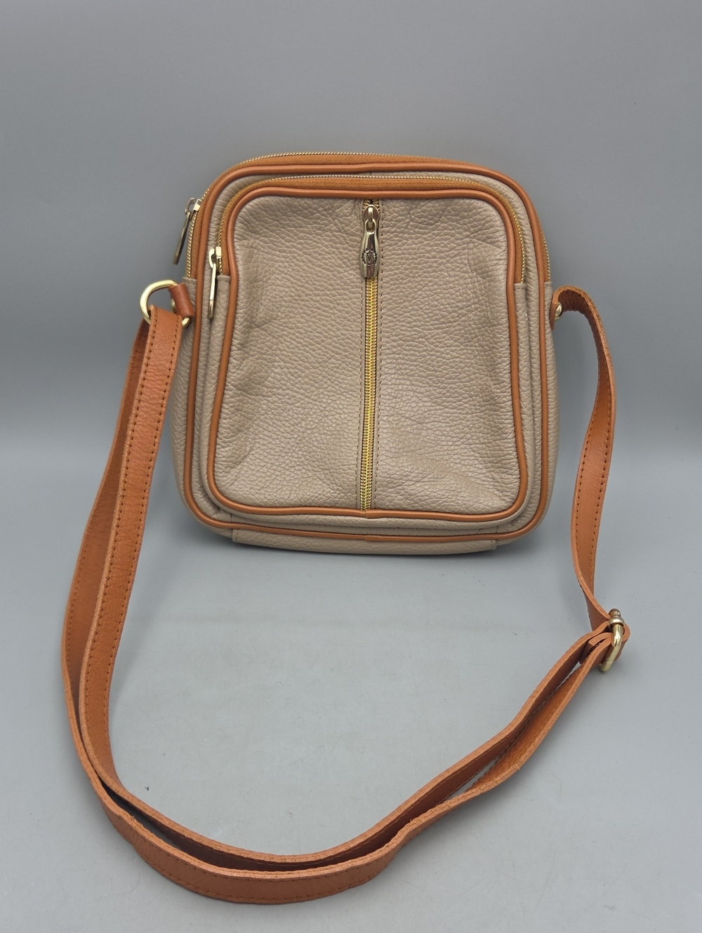 Valentina Italian Leather Crossbody Purse Bag